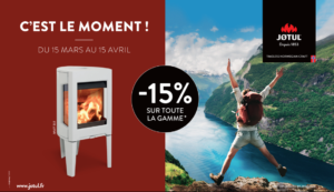 L’opération printemps -15 % prolongée jusqu’au 15Mai !!